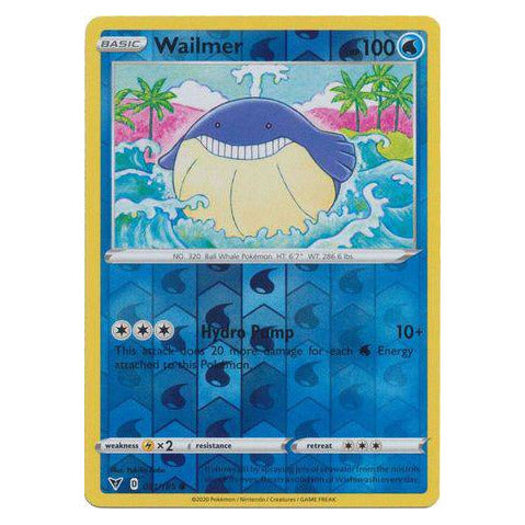 Wailmer : VIVID VOLTAGE (Reverse holo) - 031/185