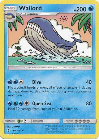 Wailord : GUARDIANS RISING - 30/145 - Lockett Labs UK