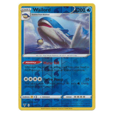 Wailord : VIVID VOLTAGE (Reverse holo) - 032/185
