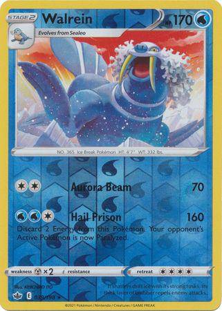 Walrein : CHILLING REIGN (Reverse holo) - 039/198