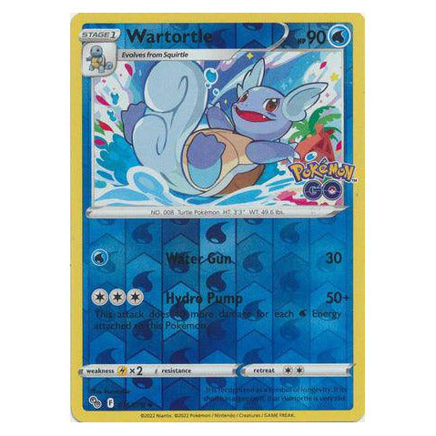 Wartortle : POKEMON GO! (Reverse holo) - 016/078