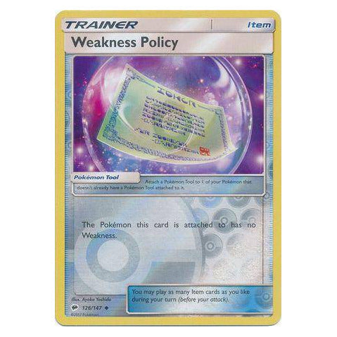 Weakness Policy : BURNING SHADOWS (Reverse holo) - 126/147