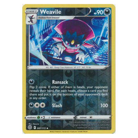 Weavile : BRILLIANT STARS (Reverse holo) - 087/172