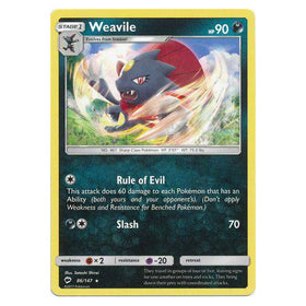 Weavile : BURNING SHADOWS - 86/147