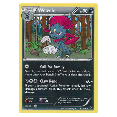 Weavile : FLASHFIRE - 52/106