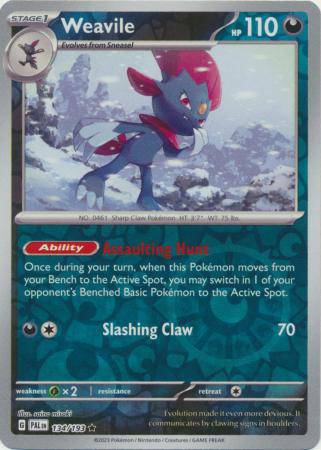 Weavile : PALDEA EVOLVED (Reverse holo) - 134/193