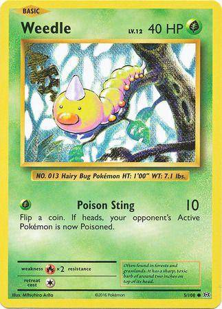 Weedle : EVOLUTIONS - 5/108 - Lockett Labs UK