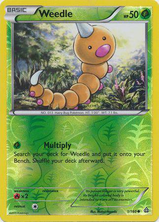 Weedle : PRIMAL CLASH (Reverse holo) - 1/160