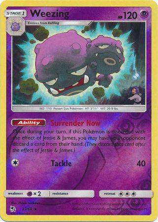 Weezing : HIDDEN FATES (Reverse holo) - 29/68