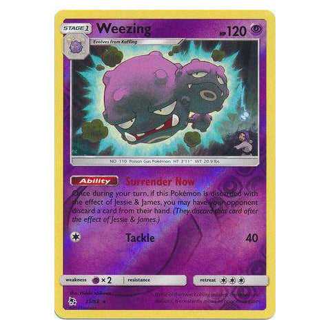 Weezing : HIDDEN FATES (Reverse holo) - 29/68