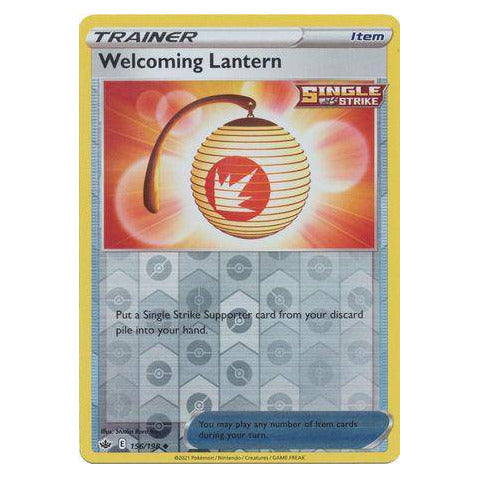 Welcoming Lantern : CHILLING REIG (Reverse holo) - 156/198