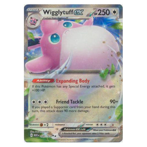 Wigglytuff ex : 151 - 040/165