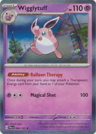 Wigglytuff : PALDEA EVOLVED (Holo) - 084/193 - Lockett Labs UK