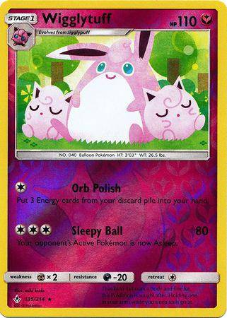 Wigglytuff : UNBROKEN BONDS (Reverse holo) - 135/214