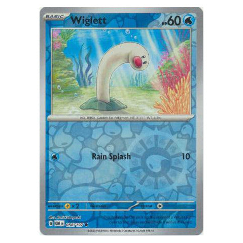 Wiglett : OBSIDIAN FLAMES (Reverse holo) - 058/197