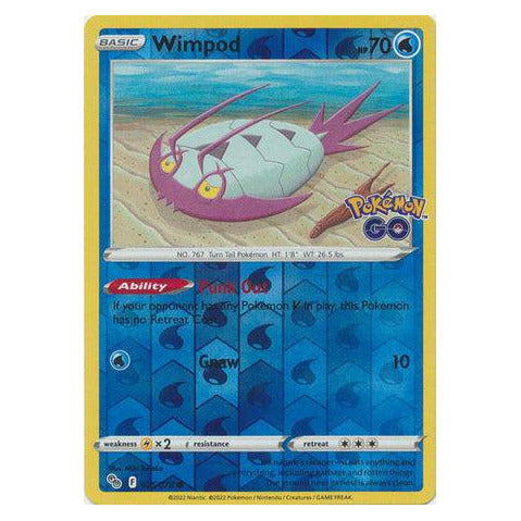 Wimpod : POKEMON GO! (Reverse holo) - 025/078