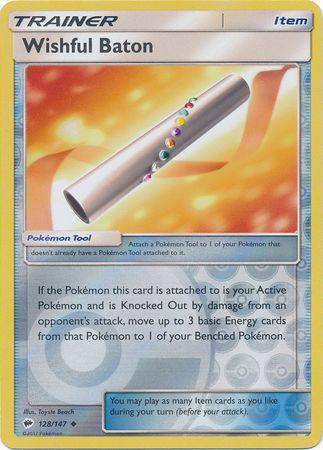 Wishful Baton : BURNING SHADOWS (Reverse holo) - 128/147 - Lockett Labs UK