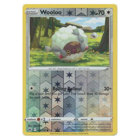 Wooloo : CROWN ZENITH (Reverse holo) - 121/159