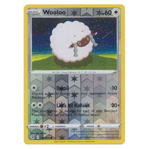 Wooloo : FUSION STRIKE (Reverse holo) - 221/264