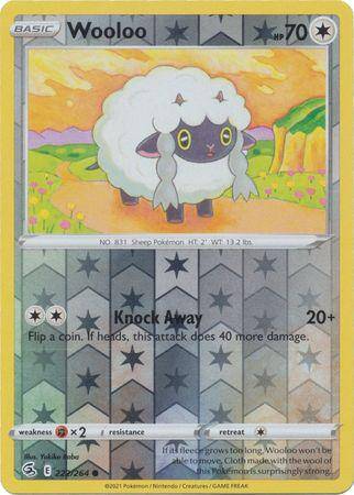 Wooloo : FUSION STRIKE (Reverse holo) - 222/264 - Lockett Labs UK