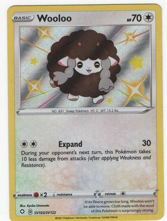 Wooloo : SHINING FATES - SV103/SV122