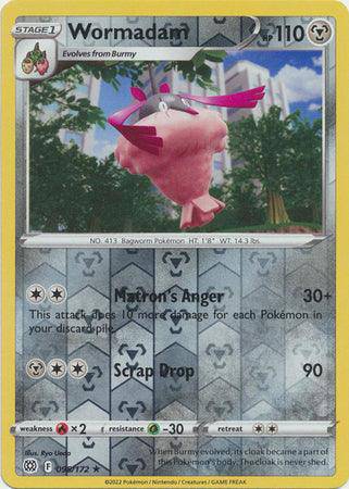 Wormadam : BRILLIANT STARS (Reverse holo) - 098/172 - Lockett Labs UK