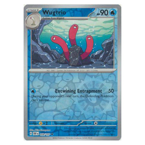 Wugtrio : OBSIDIAN FLAMES (Reverse holo) - 059/197