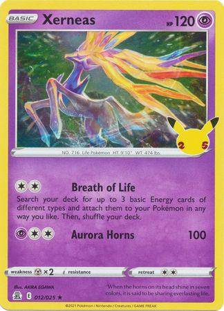 Xerneas : CELEBRATIONS (Holo) - 012/025 - Lockett Labs UK