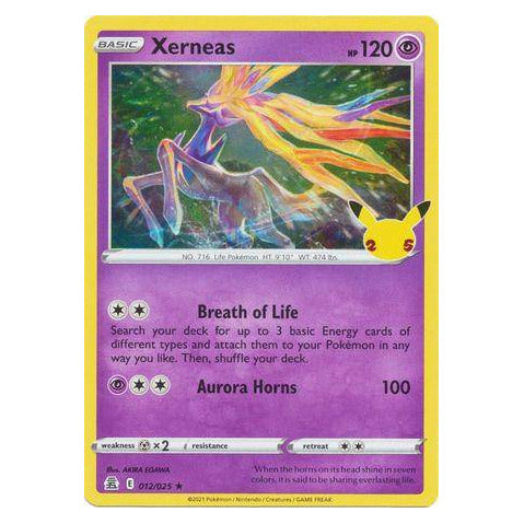 Xerneas : CELEBRATIONS (Holo) - 012/025