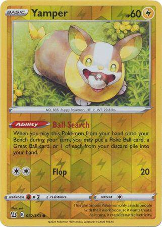 Yamper : BATTLE STYLES (Reverse holo) - 052/163