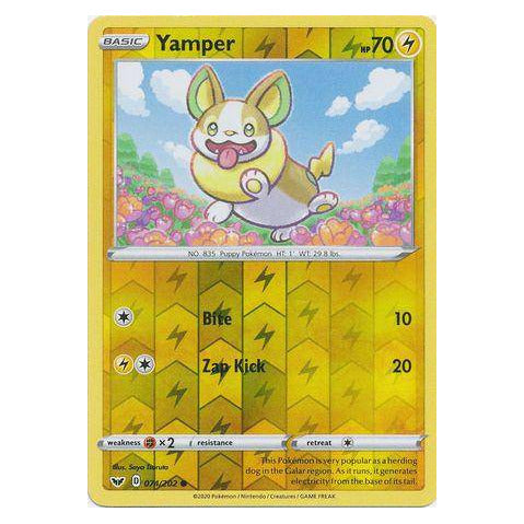 Yamper : SWORD & SHIELD BASE (Reverse holo) - 074/202