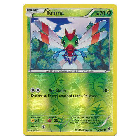 Yanma : PHANTOM FORCES (Reverse holo) - 3/119