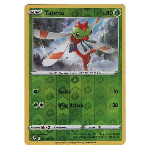 Yanma : SHINING FATES (Reverse holo) - 001/072