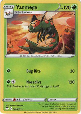 Yanmega : SHINING FATES - 002/072 - Lockett Labs UK