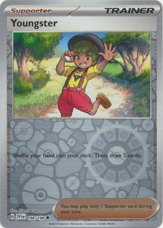 Youngster : SCARLET & VIOLET BASE (Reverse holo) - 198/198