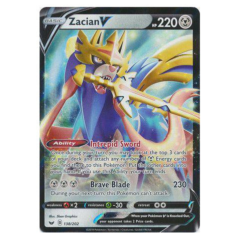 Zacian V : SWORD & SHIELD BASE - 138/202