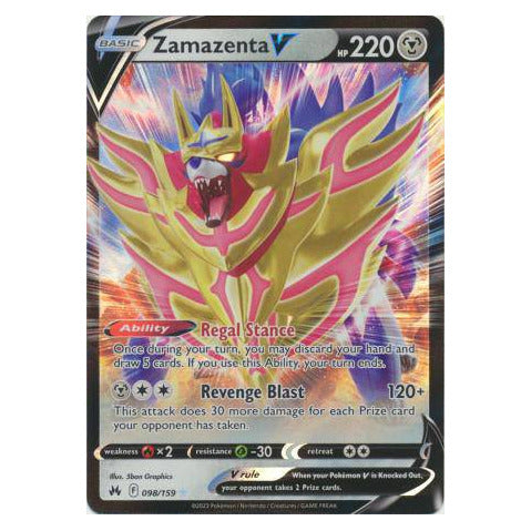 Zamazenta V : CROWN ZENITH - 098/159