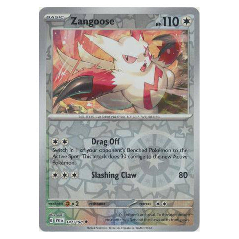 Zangoose : SCARLET & VIOLET BASE (Reverse holo) - 147/198