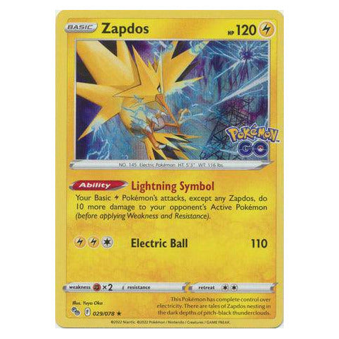 Zapdos : POKEMON GO! (Holo) - 029/078