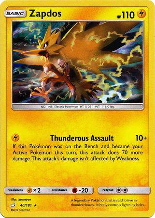 Zapdos : TEAM UP (Holo) - 40/181