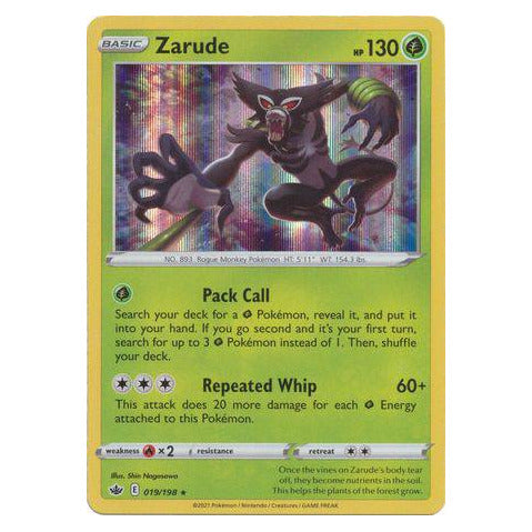 Zarude : CHILLING REIGN (Holo) - 019/198