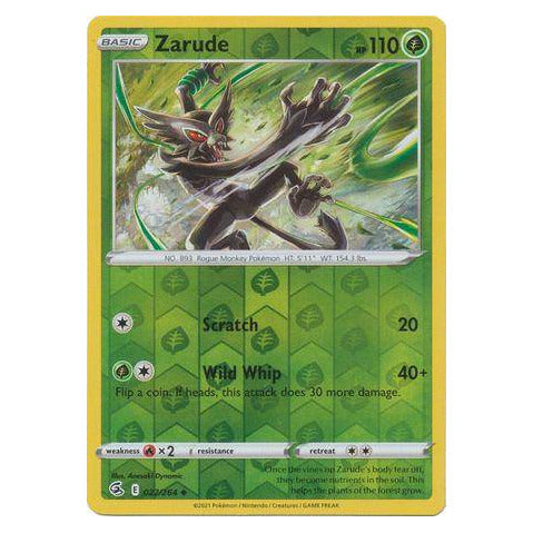 Zarude : FUSION STRIKE (Reverse holo) - 027/264