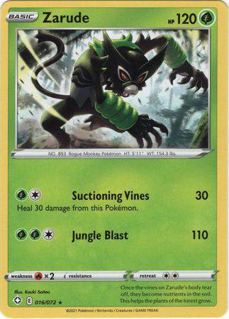 Zarude : SHINING FATES - 016/072 - Lockett Labs UK