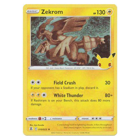 Zekrom : CELEBRATIONS (Holo) - 010/025