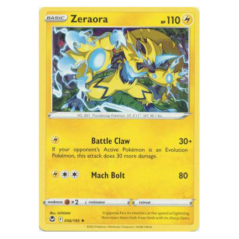 Zeraora : SILVER TEMPEST - 056/195