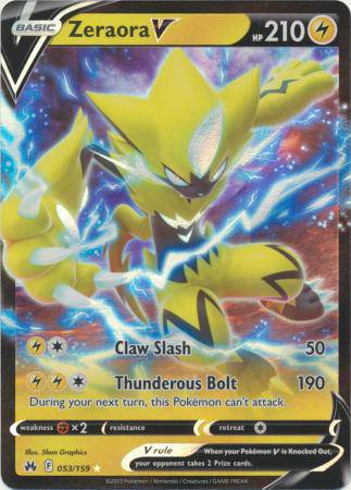 Zeraora V : CROWN ZENITH - 053/159 - Lockett Labs UK