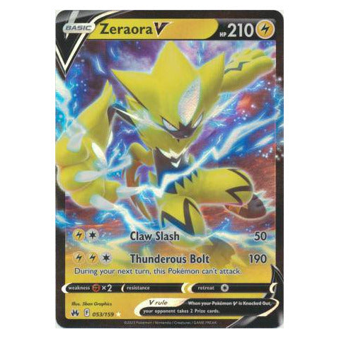 Zeraora V : CROWN ZENITH - 053/159