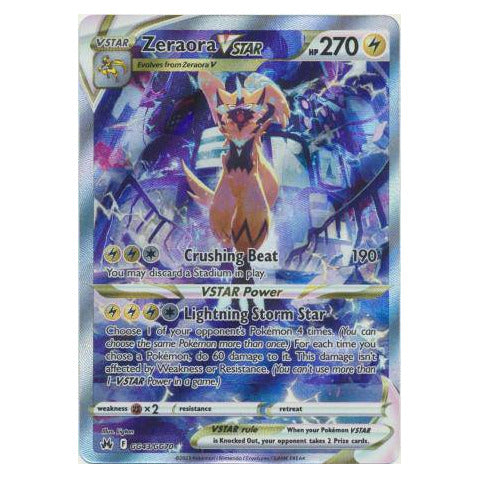 Zeraora VSTAR : CROWN ZENITH - GG43/GG70
