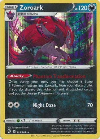 Zoroark : EVOLVING SKIES (Holo) - 103/203