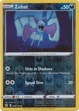 Zubat : BATTLE STYLES (Reverse holo) - 089/163